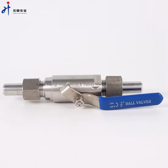 Iron Mini Ball Valve, 1/4′ ′ Female Threads× 1/4′ ′ Male Threads, Shut