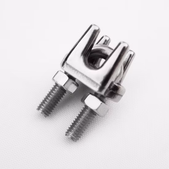 Hot Sale Copper Grounding Clamp Brass and Stainless Steel Tap Clip Clamp for Wire Connecting Clip