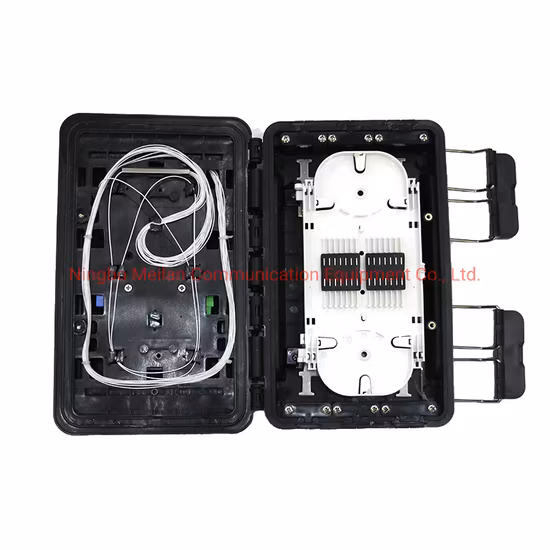 16 Core FTTH Mold Plastic Dome Fiber Splice Closure Joint Box for Optical Cable with Adapter