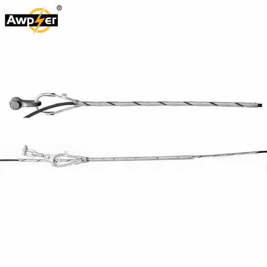 ADSS Opgw Cable Galvanized Steel Preformed Wire Grips Dead End Guy Grips