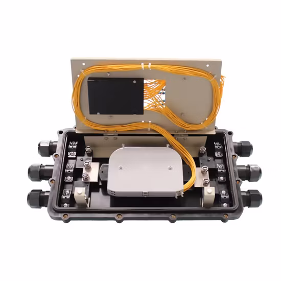24 48 Fiber Optic Joint Enclose Box with Sc Adaptor Panel